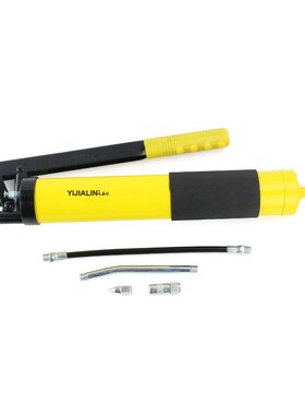 黄色单压杆黄油枪手动工具600CC汽保注油枪牛油枪机械家用油枪