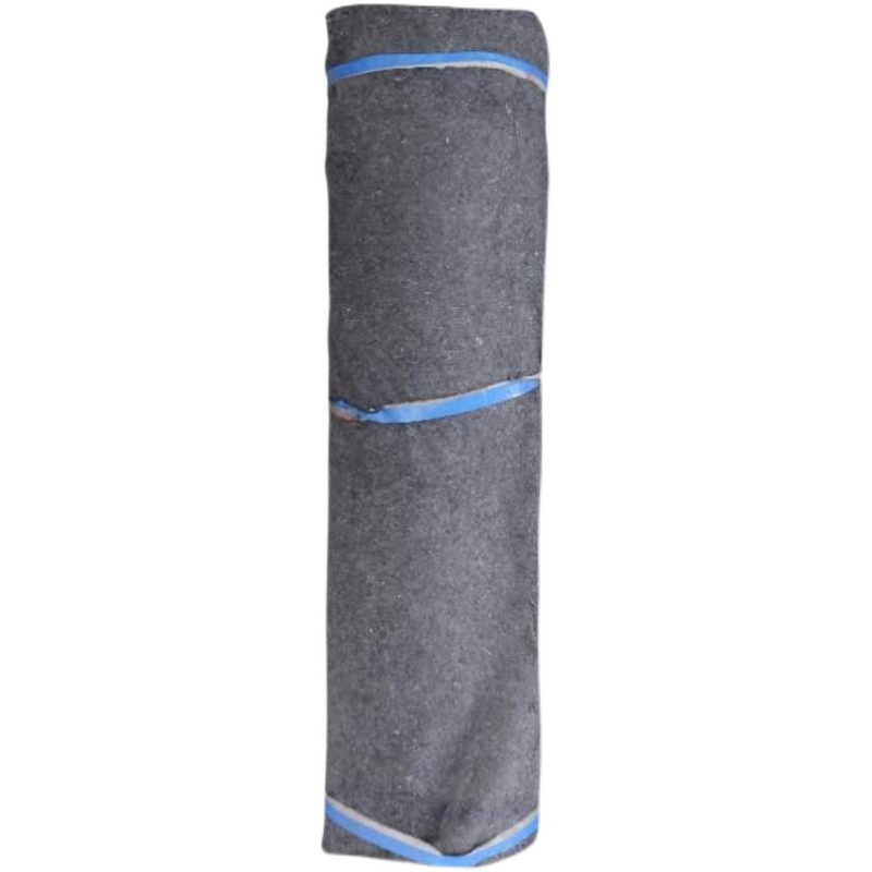 土工布工程布混凝土养护保温棉园艺大棚保温毯毛毡黑心棉养护加厚