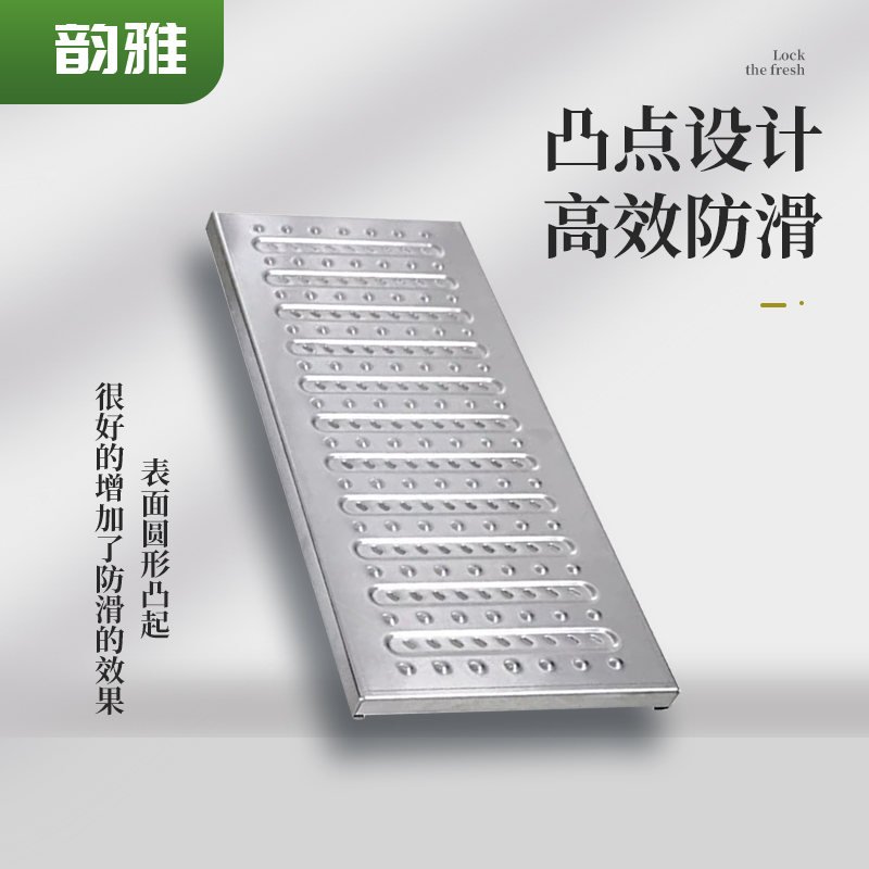 不锈钢地沟盖板厨房下水道格栅盖板雨水篦子防鼠明沟槽排水沟盖板
