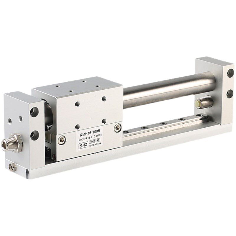 磁耦式无杆气缸带导轨RMH10/16-50/100/150/200/250/300亚德客型