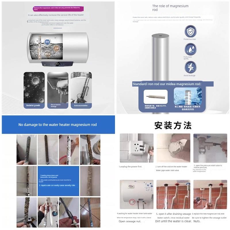 适用于康泉电热水器镁棒40/50/60/65/80/100L排水口通用阳极棒
