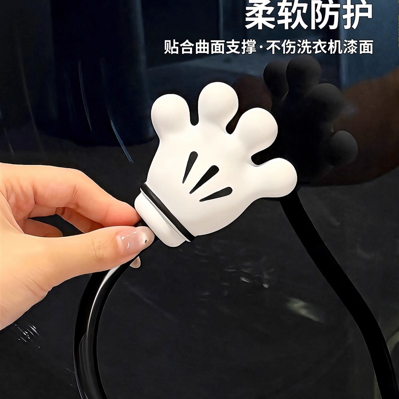 阳台吸盘滚筒洗衣机门通风固定器防撞洗衣机卡S扣门限位器支撑架