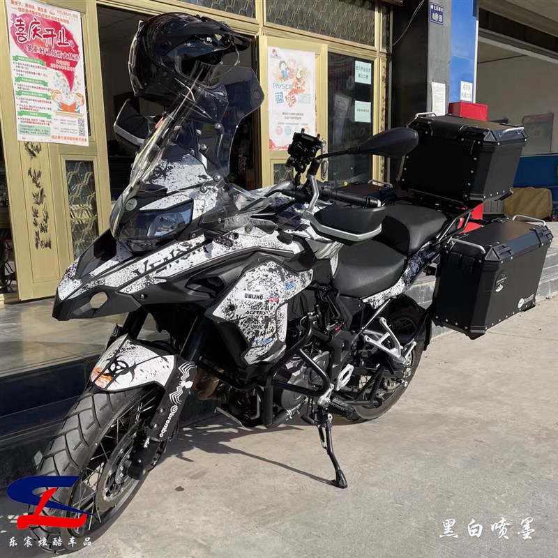 定制贝纳利金鹏TiRK502 502X版画贴纸贴花摩托车改装全车贴膜拉花