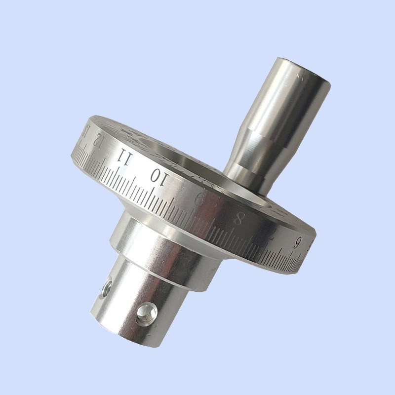 SL63-10旋转手轮手轮手柄带摇把铝合金带刻度