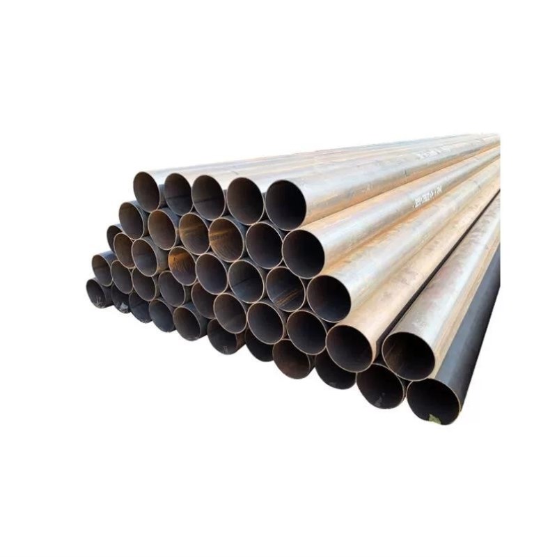 汉域Q235圆管直缝焊管空心钢管空心圆管下水管黑皮铁管单位:6米/
