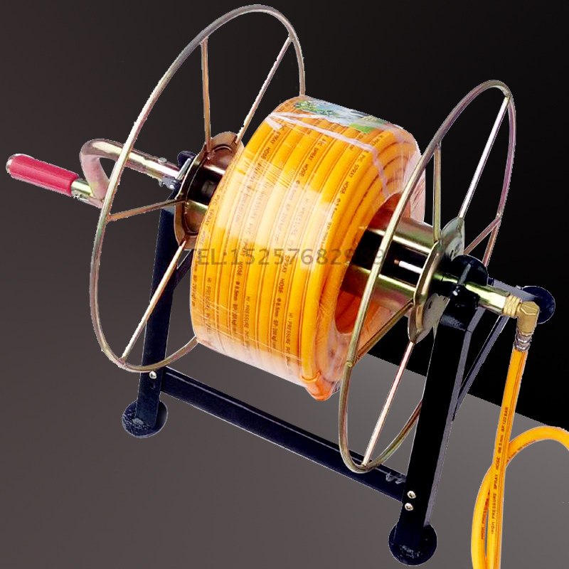 果园喷雾机打药机配件高压皮管绕管架收管器盘管盘线卷管卷线铁架