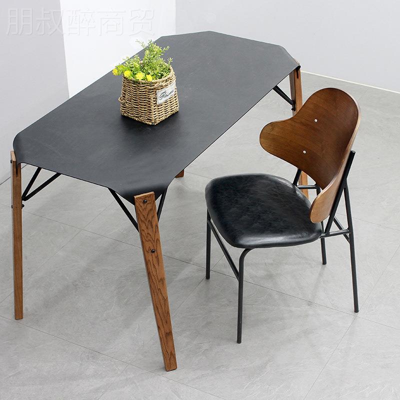 酒吧椅PRS-CSW0饮复属古工业风美包式乡餐村靠背软铁艺金单人家用