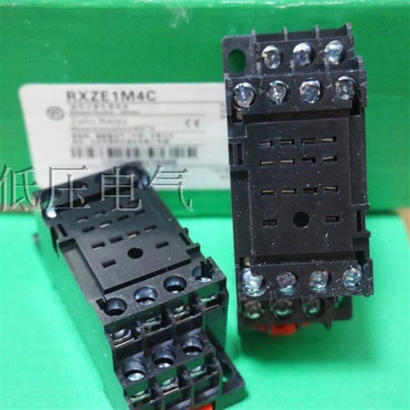 RXM4 MY4继电器导轨安装底座 RXZE1M4C