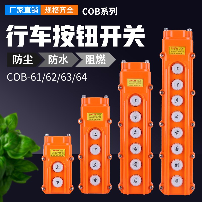 COB-61/62/63行车按钮开关 吊车开关 起重按钮 升降按钮 上下开关