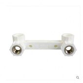 金德PPR白色管件热水器用4分6分 连体内弯四分连体内丝弯头双内牙