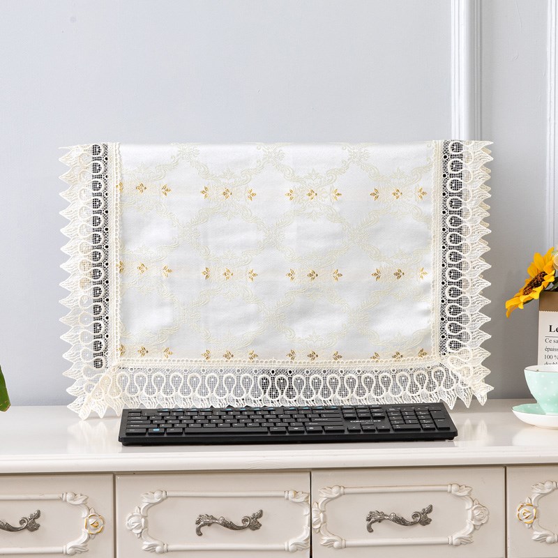 电脑显示器罩盖布监控屏幕盖布防尘巾24寸27寸32寸一体液晶屏幕罩