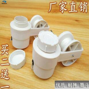 自动弹线墨斗塑料放线木工专用工地老式手摇手动耐摔自动划线器