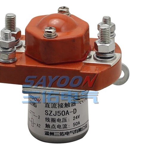 直流接触器MZJ-ZJ50D ZJ100D ZJ200D ZJ400D 600D继电器DC24V 48V
