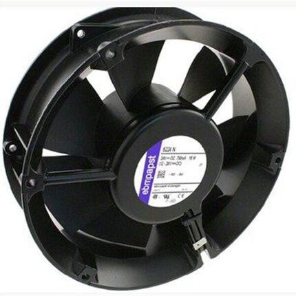 TYP 6224N 24V 18W原装正品德国ebmpapst 172*51全圆铝框直流风扇