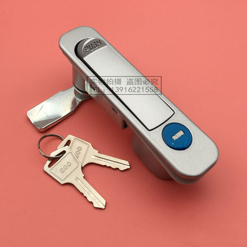 海坦MS737平面锁 开关柜控制柜门锁 配电柜门锁 工业机柜平面锁