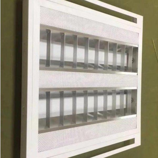 集成出风口方形天花灯盘led面板灯格栅灯空调600日光灯办公教室灯