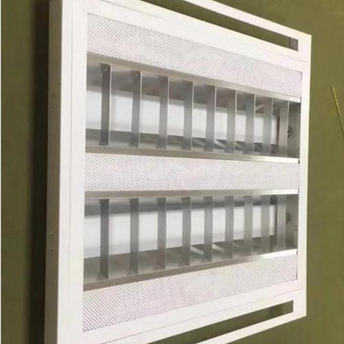 集成出风口方形天花灯盘led面板灯格栅灯空调600日光灯办公教室灯