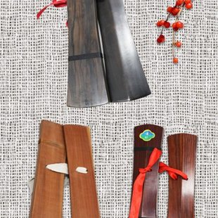 河南坠子简板枣木拍板说书花鼓戏枣红黑檀木专业豫剧手板梆子乐器