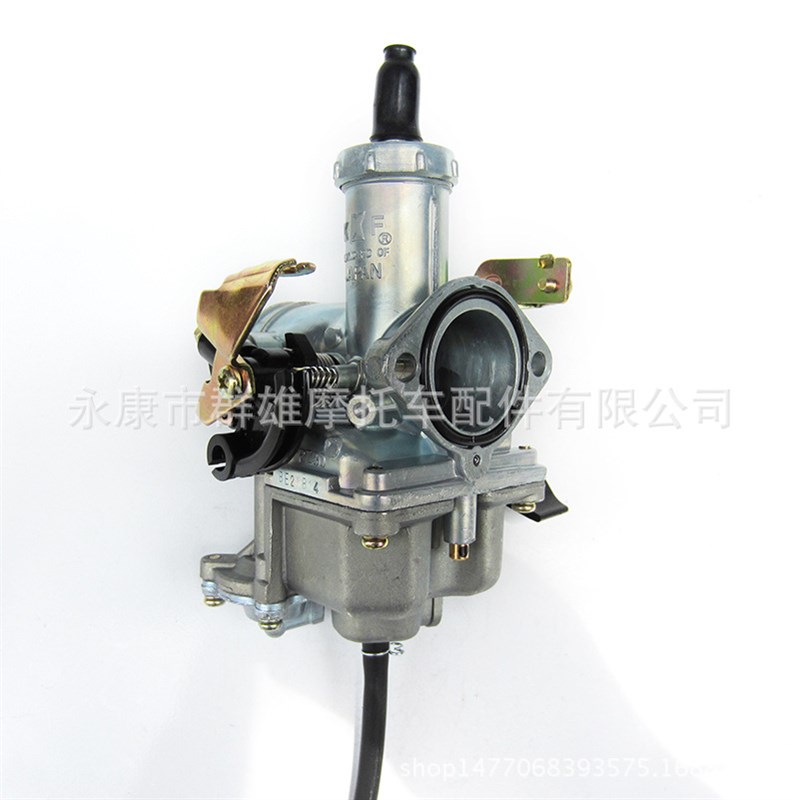 PZ30带加速泵拉线l风门化油器适用CG250和CB250风冷水冷发动机