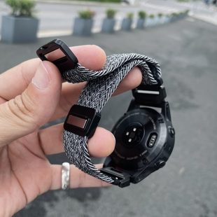 卡客 回环编织适用佳明Fenix8表带飞耐时6pro泰铁时7磁吸针织epix