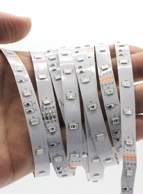 LED灯带12V 3528七彩三色RGB遥控渐变色跑马灯条KTV闪光软灯带