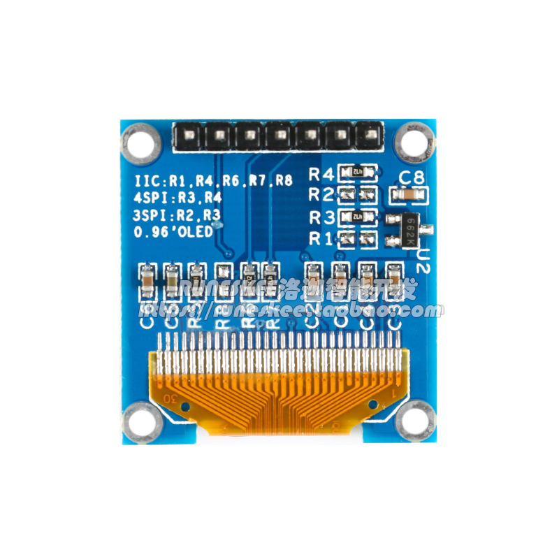 OLED显示屏模块 0.91/0.96/1.3寸 IIC/SPI液晶串口屏