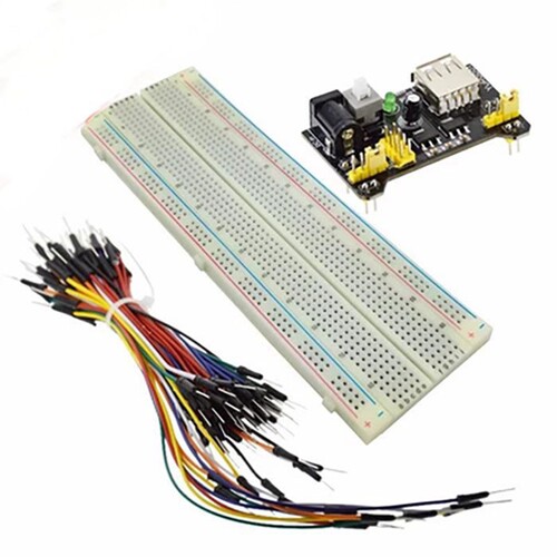 面包板线实验套件 MB102+杜邦线+面包板电源模块 电子DIY常用