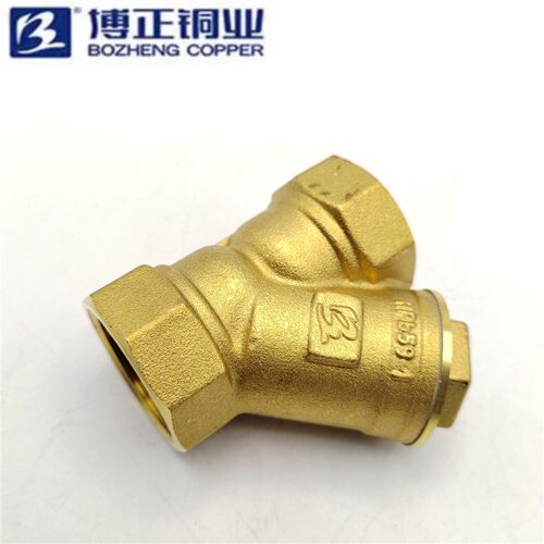 博正优质黄铜过滤器 增压水泵中央空调管道Y型阀门  DN15