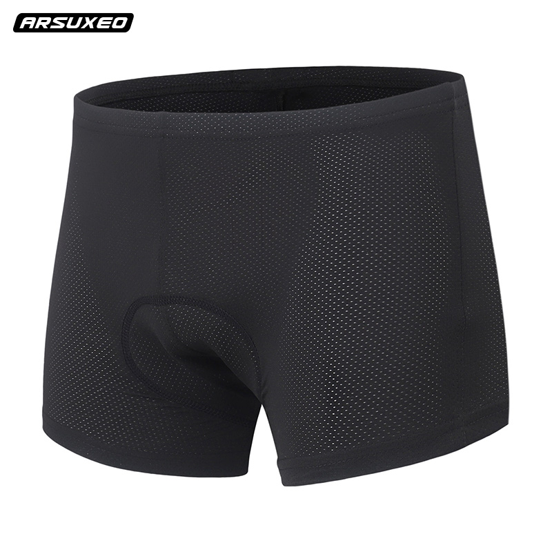 骑行内裤男士自行车骑行短裤硅胶减震山地车装备公路车四季通用