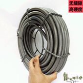 电锤电钻疏通下水道弹簧疏通机硬弹簧钢丝搅鞭专业疏通弹簧工具