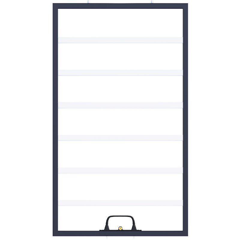 隐形防护栏透明PC高层室内推拉平开系统窗户儿童安全防盗网纱一体