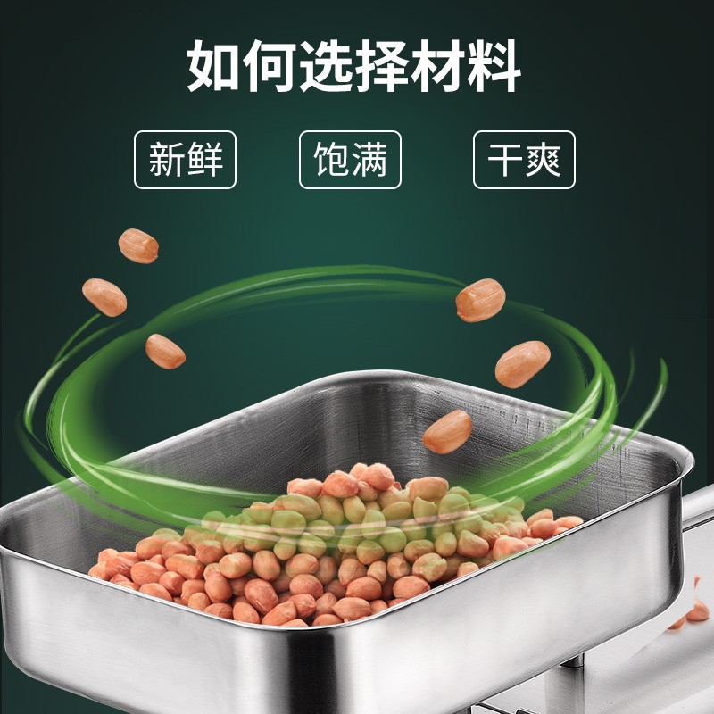 十八油坊不锈钢家庭榨油机家用小型温控花生核桃芝麻炸油机ZJ-606