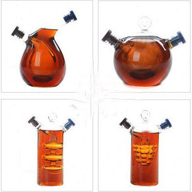一屋窑大号玻璃创意厨房用品 油醋瓶 油壶 酱油醋瓶 玻璃瓶子密封