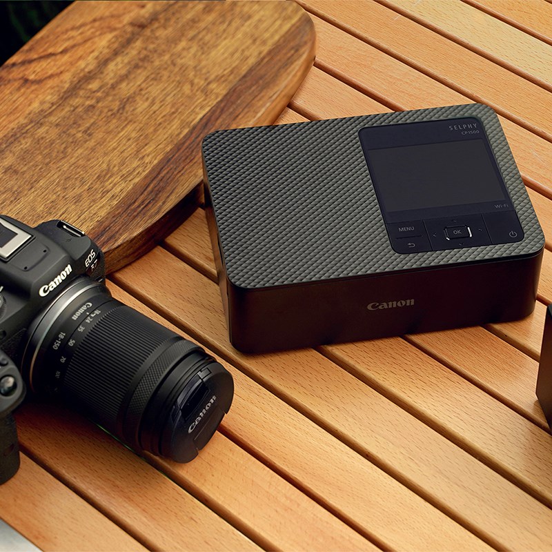 佳能炫飞新一代小型照片打印机SELPHY CP1500热升华打印 WIFI SD