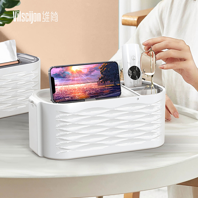 纸巾盒客厅轻奢高档抽纸盒家用创意茶几收纳盒遥控器餐巾纸盒子