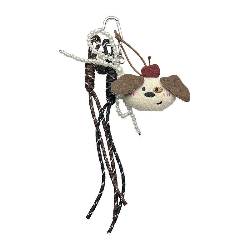 个性时尚卡通公仔系n列手编绳汽车挂件新款简约设计网红饰品包挂