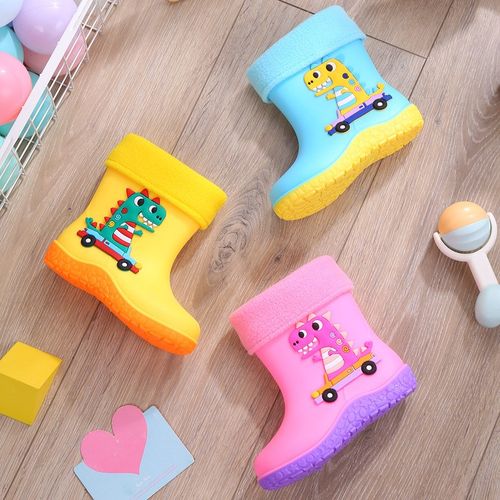 儿童雨鞋男女小童宝宝轻便防滑ypvc雨靴小学生宝宝雨鞋鞋套