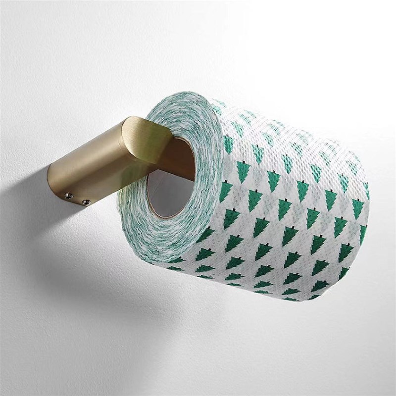 轻奢SUS304不锈钢毛巾架4件套挂件套装L拉丝金毛巾杆浴室衣钩单杆