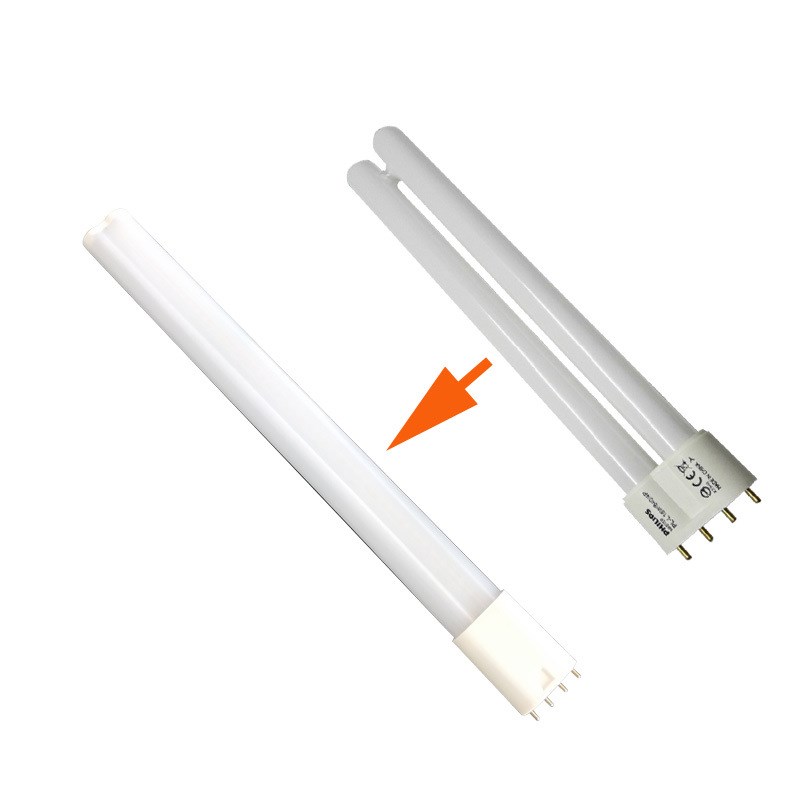 360度2G11灯管 10W LED u2G11 全周光 无阴影 225mm长替代18W PLL
