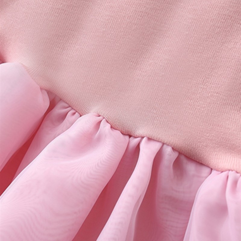 潮童装一件代发女童连衣裙夏季婴幼儿童I女宝宝网纱球球吊带背心