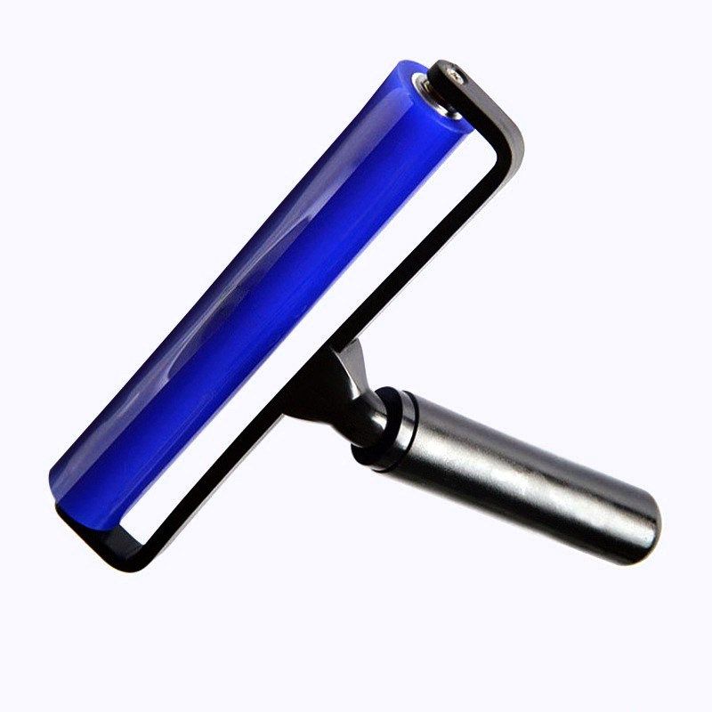 防静电除尘硅胶滚轮pcb矽胶粘尘滚贴膜粘尘滚轮滚筒除尘导光材料