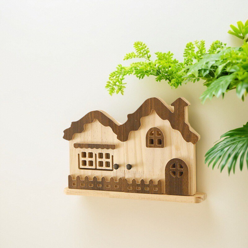 实木小木屋开关插座遮挡装饰框家用遮丑洞开关保护套防尘盖装饰贴