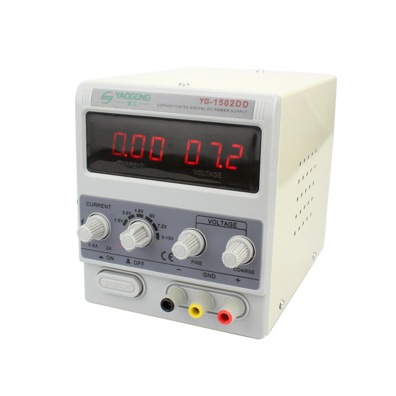1502D直流稳压电源 可调电源表线性变压器电源15v2a手机维修专用