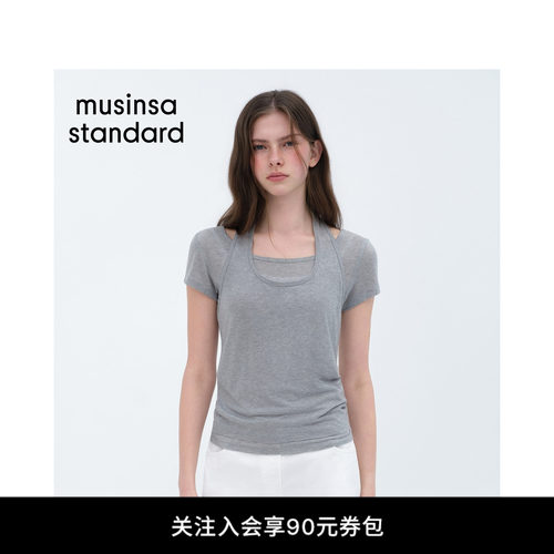 女士简约通勤百搭短袖T恤