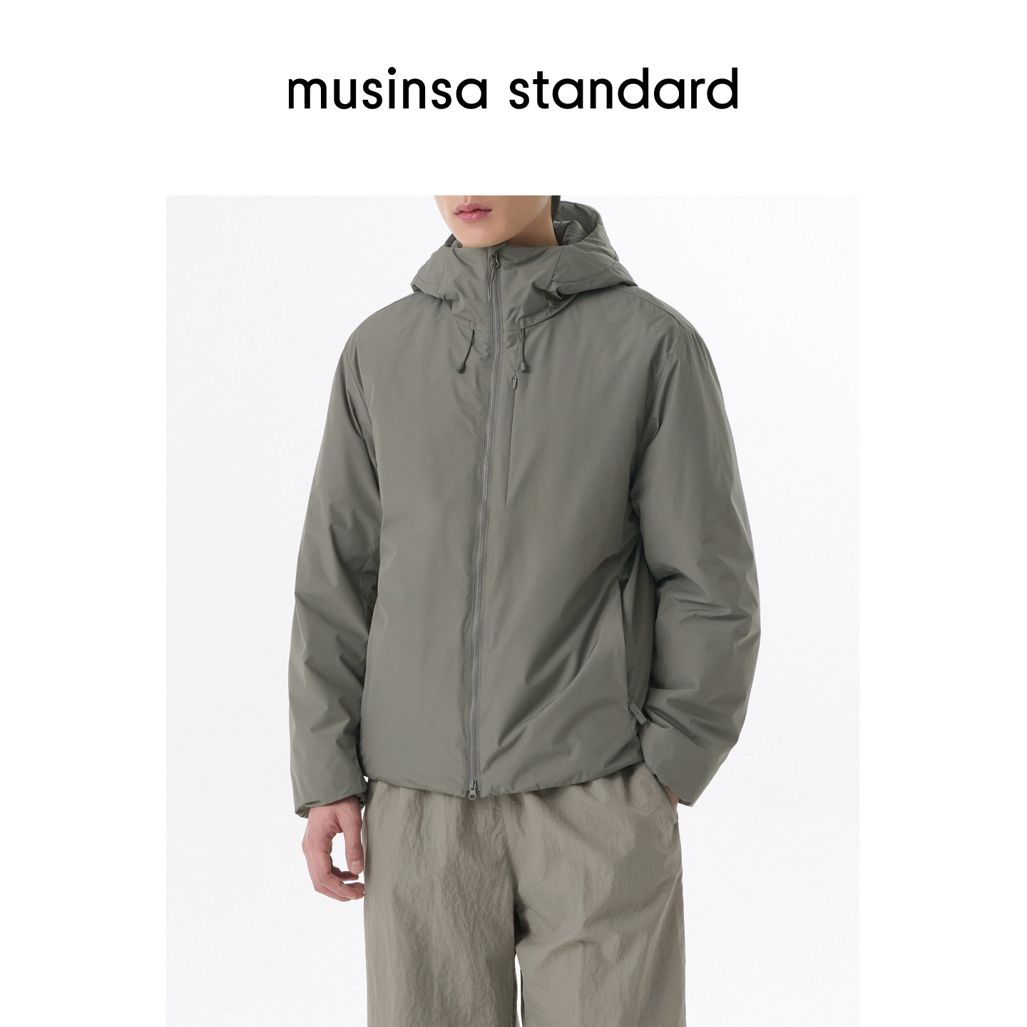 男士冬季连帽棉服夹克哑光外套