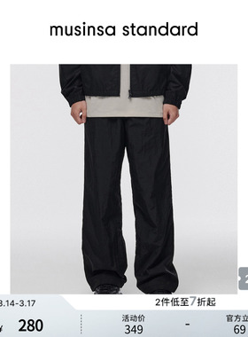 韩国春季男士百搭休闲宽松直筒休闲裤长裤musinsa standard
