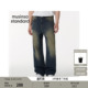 男士 musinsa 大码 长裤 standard 潮流复古百搭阔腿牛仔裤 韩国春季
