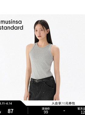 韩国26春季新品潮流时尚休闲女士基础款吊带背心MUSINSA STANDARD