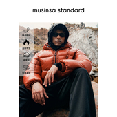 羽绒服外套musinsa 韩国25秋冬男士 短款 standard