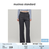 musinsa 裤 standard 女士职场商务高腰显瘦弹力西装 韩国春季